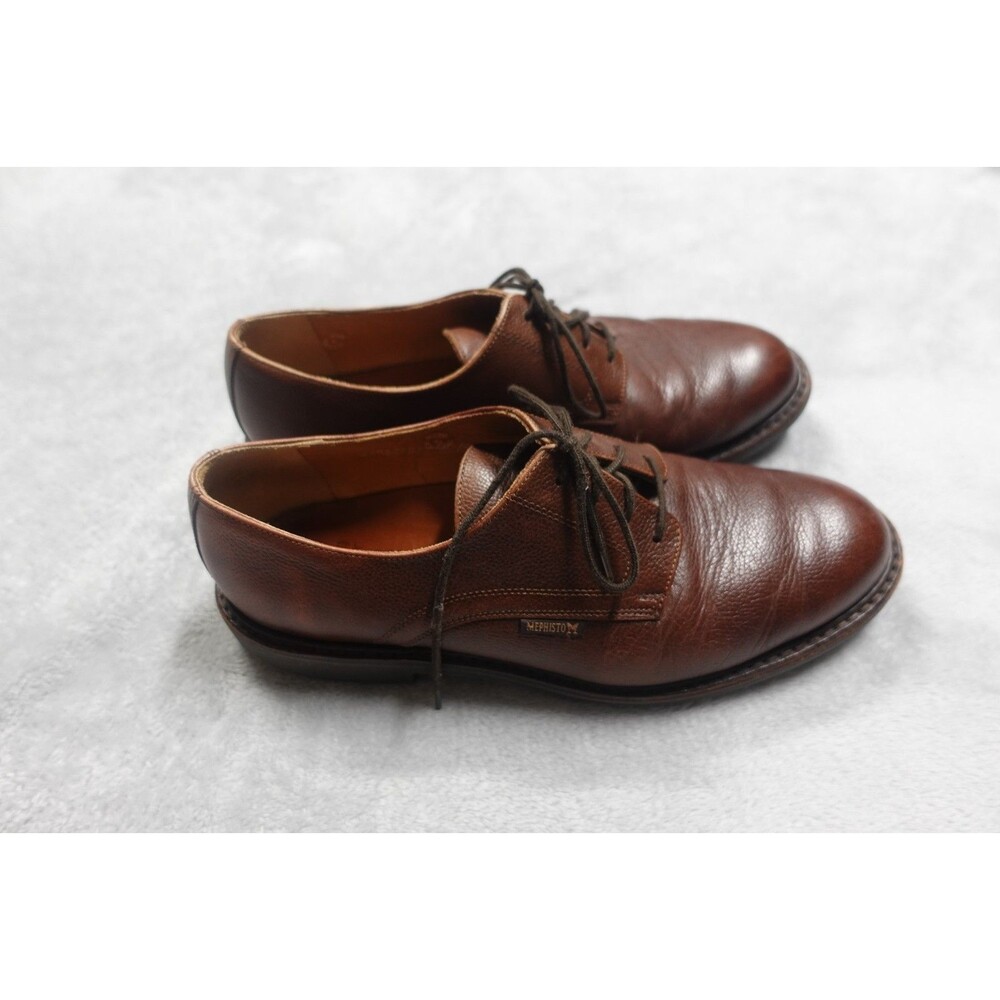 Mephisto‎ Marlon Mens Size 10.5 Derby Lace Up Goodyear Welt Brown Leather Oxford